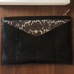 Givenchy Snakeskin Medium Envelope Clutch